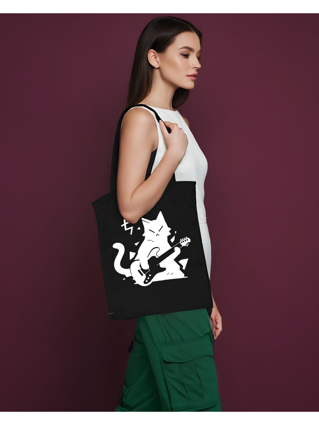 Rockstar Cat | Tote Bag