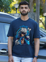 Anime Gojo Vibe | Oversized  Graphic T-Shirt