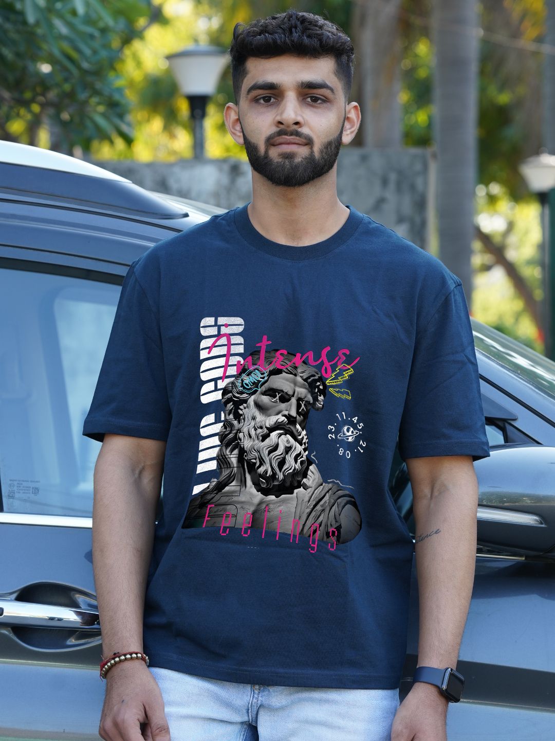 Chaos Intense Feelings | Oversized Graphic T-Shirt
