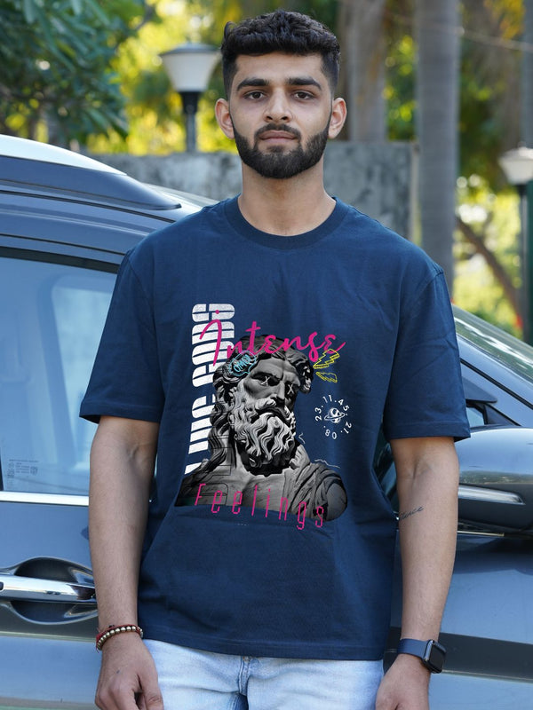 Chaos Intense Feelings | Oversized Graphic T-Shirt