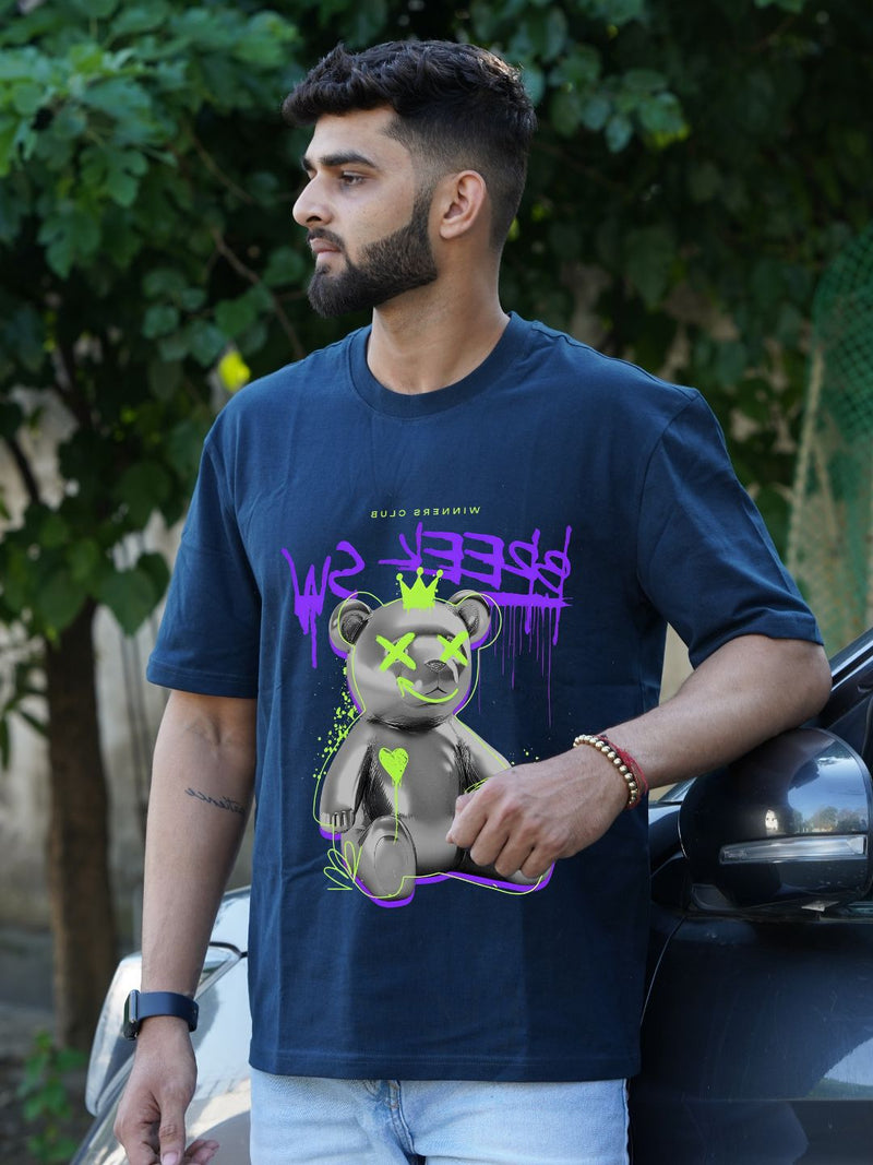 Glitch Reality | Oversized Graphics T-Shirt