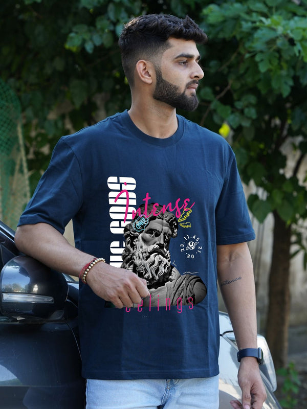 Chaos Intense Feelings | Oversized Graphic T-Shirt