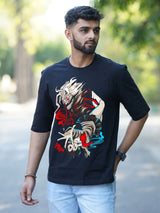 Okarun x Momo | Oversized Graphic T-Shirt