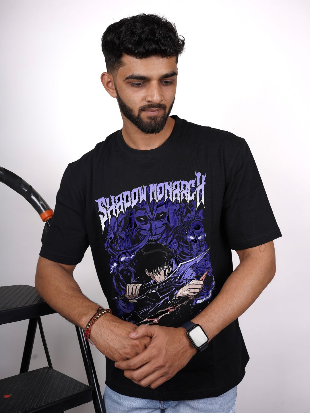 Shadow Monarch | Oversized Graphic T-Shirt