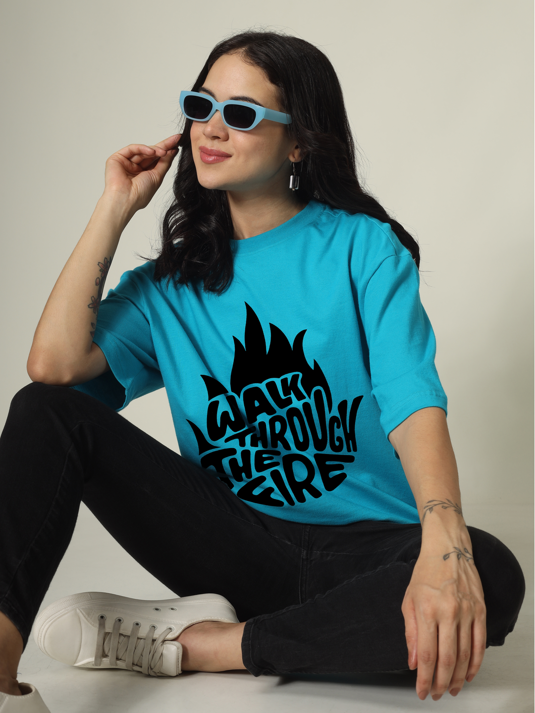 Walk through the fire Graphic | Oversized T-Shirt