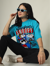 Snoopy faces Graphic | Oversized T-Shirt