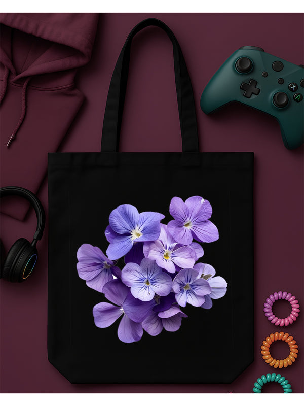 Abstract Geometric Floral | Tote Bag