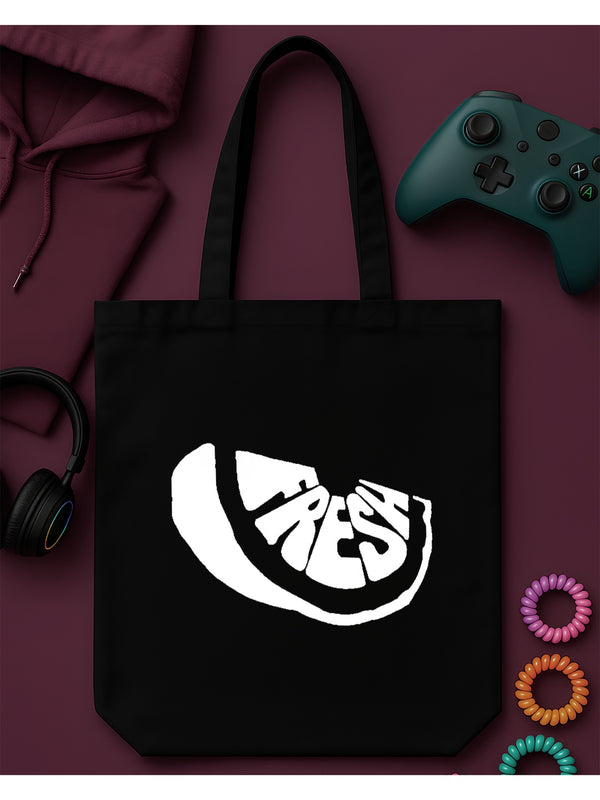 Retro Citrus Fresh Slice | Tote Bag