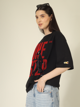 One Step Afanke Graphics | Oversized T-Shirt