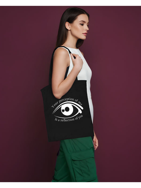 Perception Eye Quote | Tote Bag