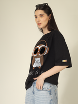 Music is life Graphics | Oversized T-Shirt