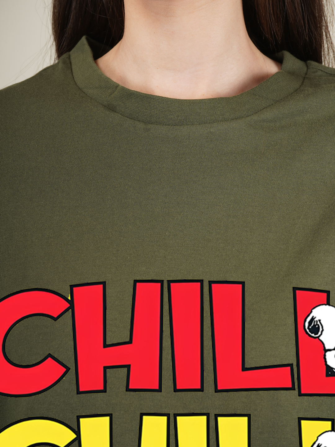 Chill Chill Chill Graphic | Oversized T-Shirt