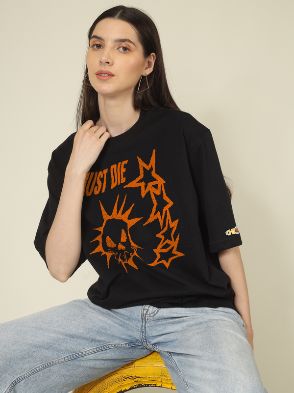 Just Die Graphics | Oversized T-Shirt