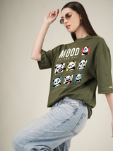 7 Days of Mood Graphic | Oversized T-Shirt