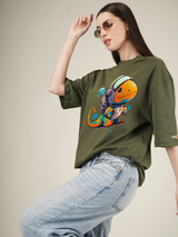 Sifi Raptile Graphic | Oversized T-Shirt