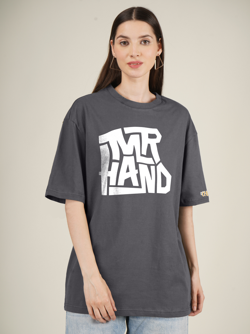 Mr Hand  Graphics | Oversized T-Shirt