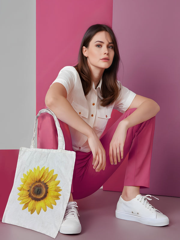 Vibrant Sunflower Blossom | Tote Bag