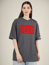 Orange or Red Graphics | Oversized T-Shirt