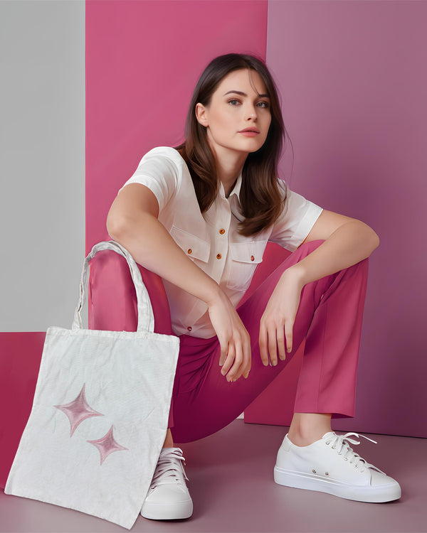 Grinning Abstract Skull | Tote Bag