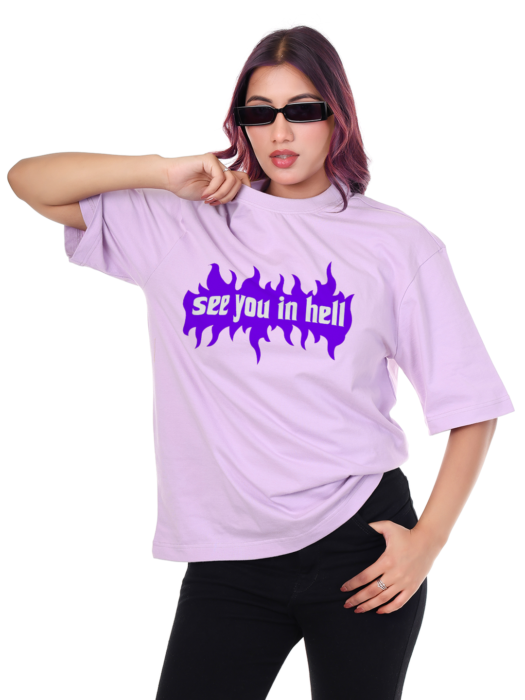 See you in hell Graphic | Oversized T-Shirt