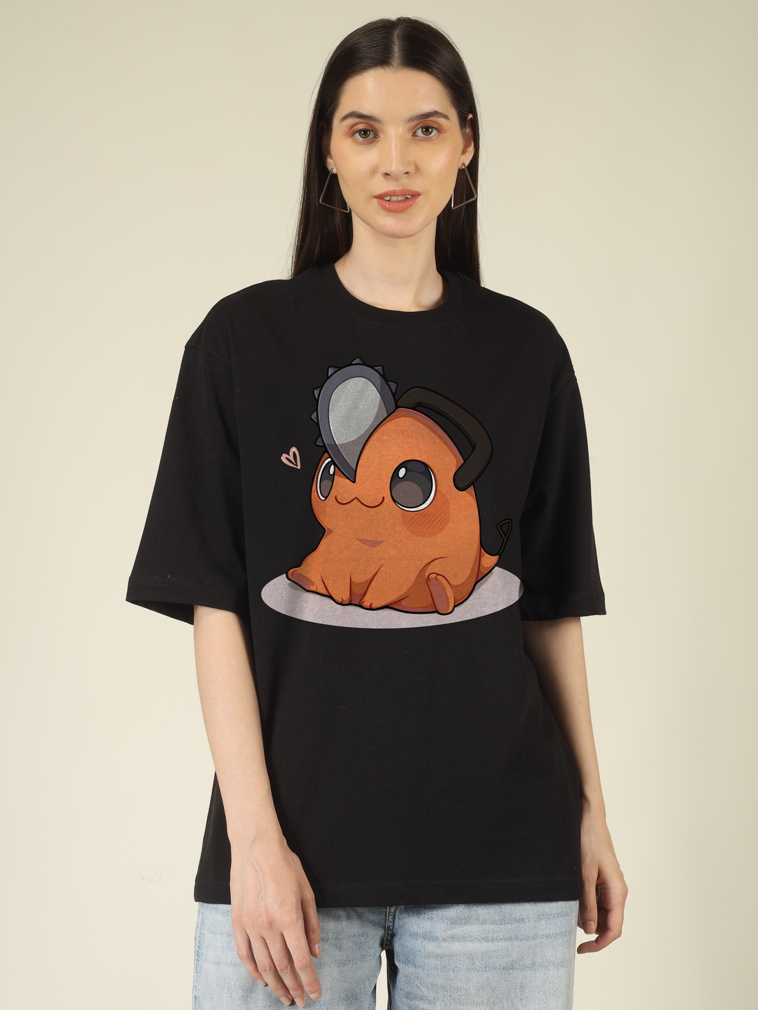 Pochita Chainsa man Graphics | Oversized T-Shirt