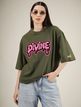 Drippy Divine Graphic | Oversized T-Shirt
