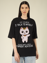 Self Talker Graphics | Oversized T-Shirt