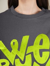 We run crew  Graphics | Oversized T-Shirt
