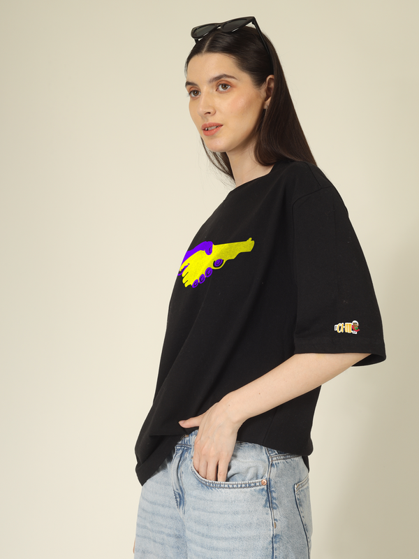 Weapon shake Graphics | Oversized T-Shirt
