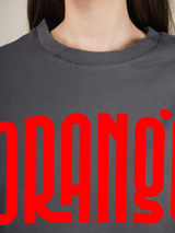 Orange or Red Graphics | Oversized T-Shirt