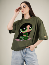 Juicy Power Girl Graphic | Oversized T-Shirt