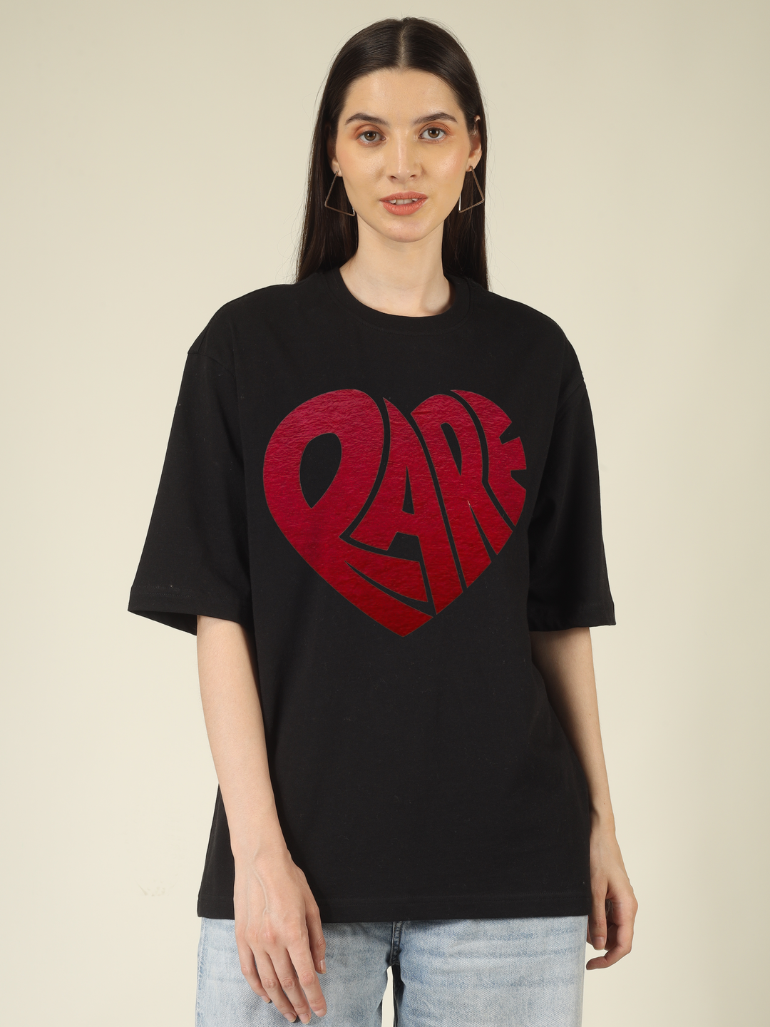Rare love Graphics | Oversized T-Shirt