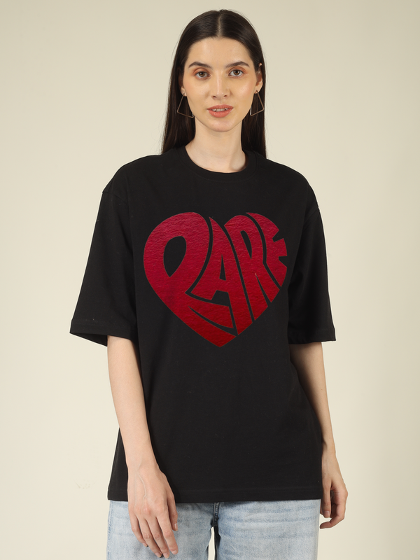 Rare love Graphics | Oversized T-Shirt