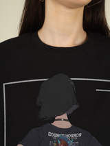Cosmic Warrior  Baddie Graphics | Oversized T-Shirt