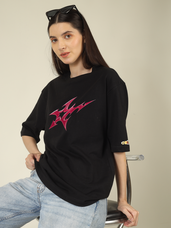 Retro SIfi Star Graphics | Oversized T-Shirt