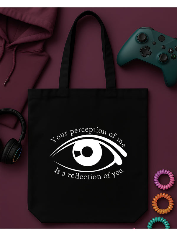 Perception Eye Quote | Tote Bag