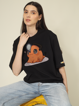 Pochita Chainsa man Graphics | Oversized T-Shirt