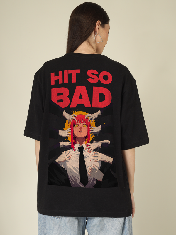 Makima Hit So Bad  Graphics | Oversized T-Shirt