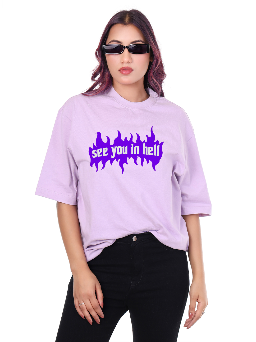 See you in hell Graphic | Oversized T-Shirt