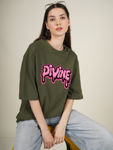 Drippy Divine Graphic | Oversized T-Shirt