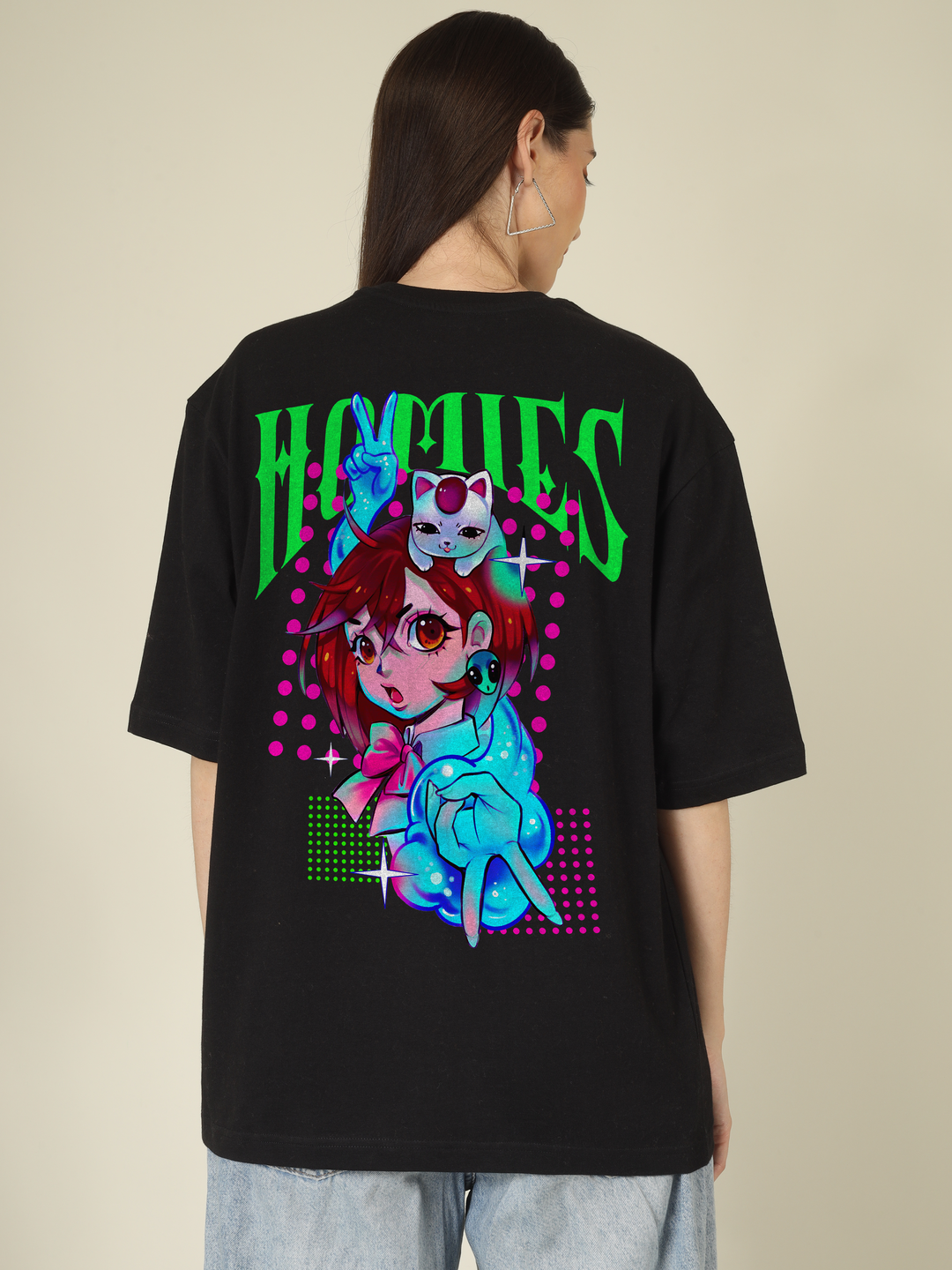 Momo Homies  Graphics | Oversized T-Shirt