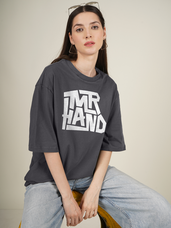 Mr Hand  Graphics | Oversized T-Shirt