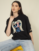Baddie Power Girl Graphics | Oversized T-Shirt
