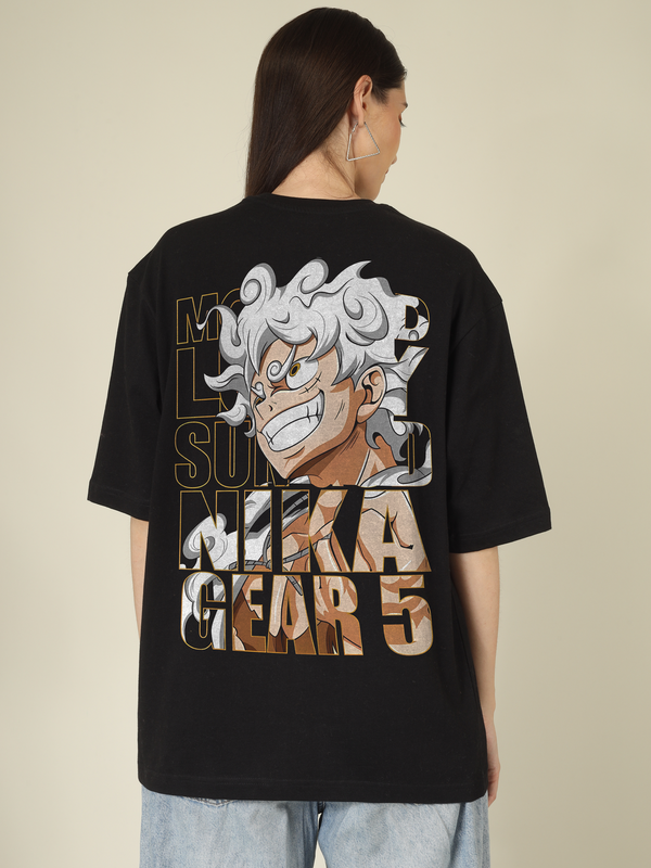 Luffy Gear 5 Graphics | Oversized T-Shirt