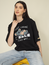 Energy loading Please wait Graphics | Oversized T-Shirt