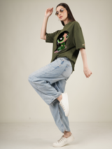 Juicy Power Girl Graphic | Oversized T-Shirt