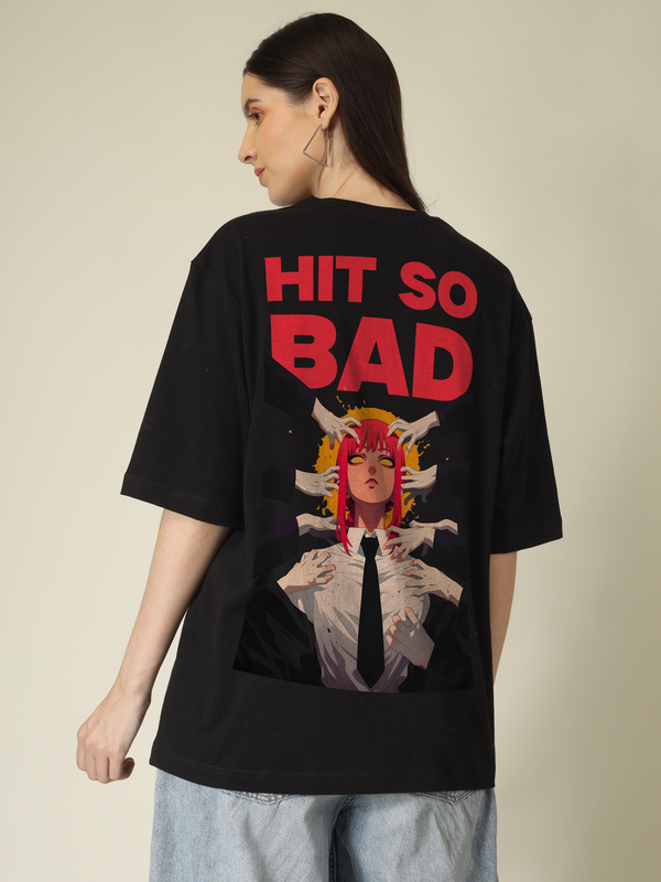 Makima Hit So Bad  Graphics | Oversized T-Shirt