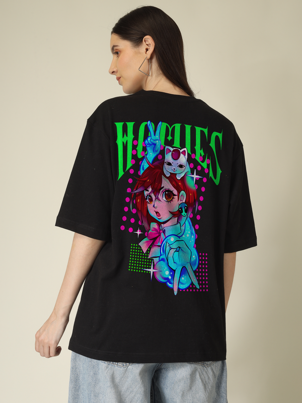 Momo Homies  Graphics | Oversized T-Shirt