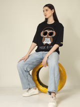 Music is life Graphics | Oversized T-Shirt