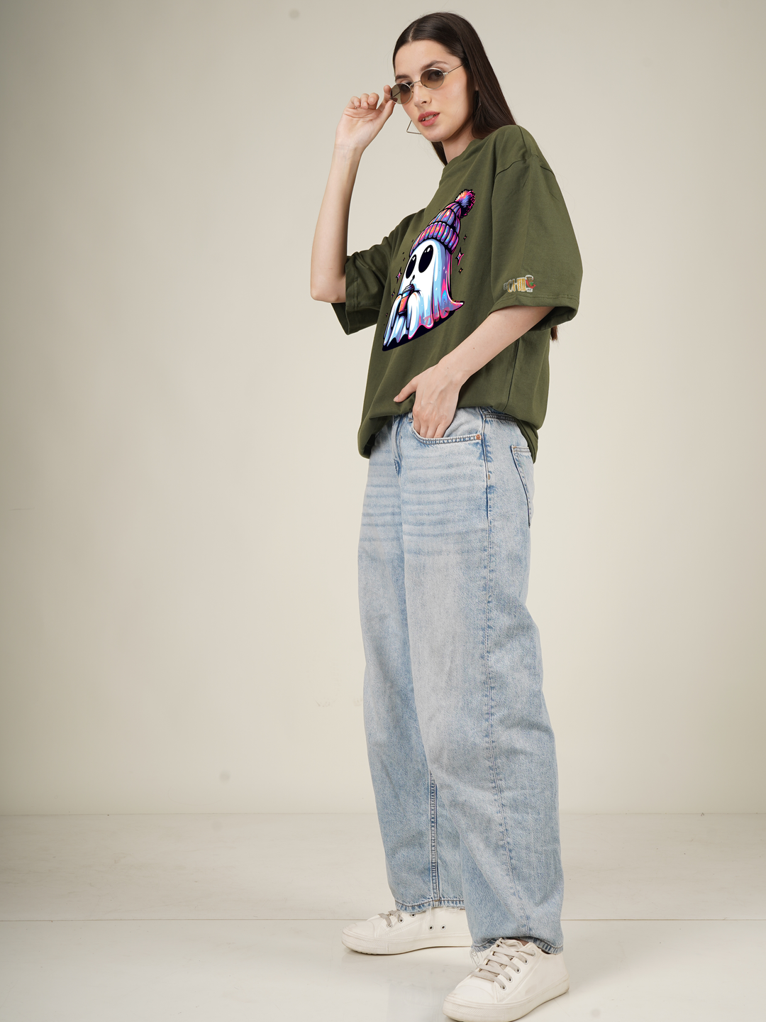 Winter Ghost Graphic | Oversized T-Shirt